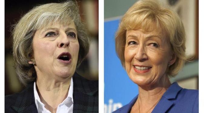 Theresa May (kiri) dan Andrea Leadsom, calon kuat PM Inggris pengganti David Cameron (Business Insider)