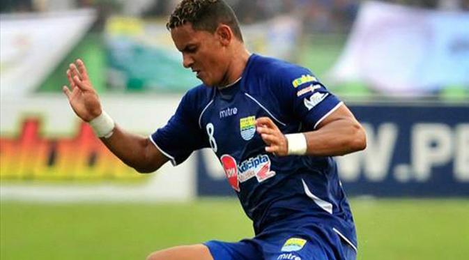 Marcio Souza, mantan striker Persib Bandung ditangkap kepolisian Brasil dalam kasus pengaturan skor. (Istimewa)