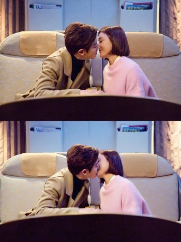 Adegan ciuman Chanyeol EXO-Yuan Shan Shan di film So I Married an-Anti Fan. foto: allkpop