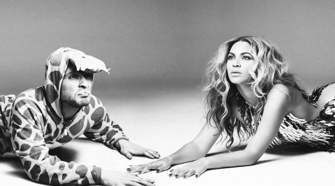 Lorenz Valentino bersama dengan Beyonce. Sumber : mymodernmet.com