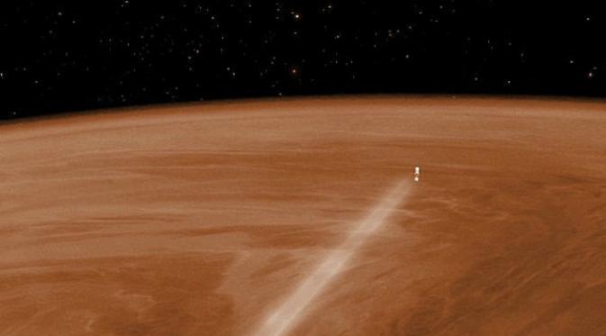 Venus Express melacak awan dan kecepatannya menggunakan Sinar Ultraviolet (ESA/C Carreau)