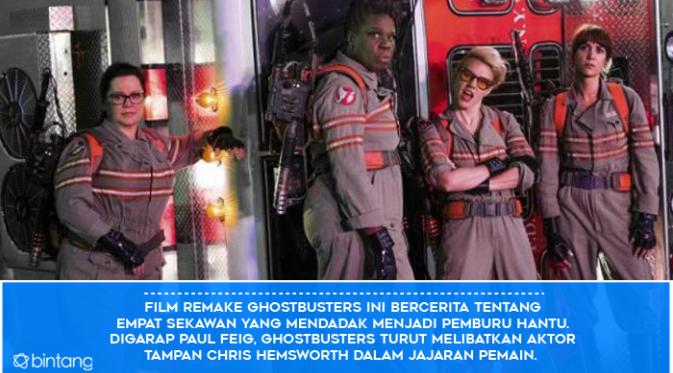 Ghostbusters (Foto: via screen rant, Desain: Muhammad Iqbal Nurfajri/Bintang.com)