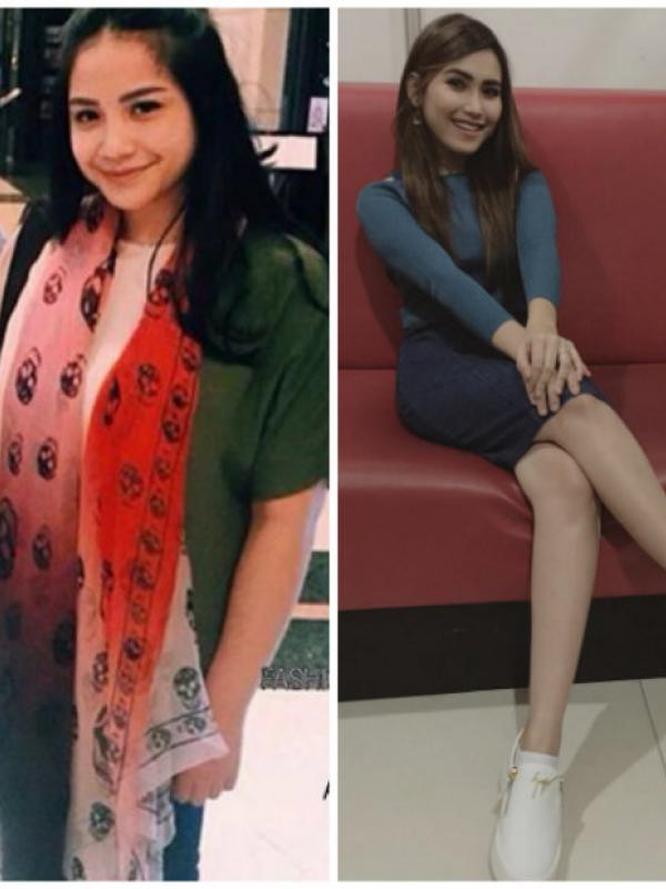 Dua ibu muda Nagita Slavina dan Ayu Ting Ting memiliki dua gaya berpakaian yang berbeda, mana yang lebih trendi? Sumber: Instagram.com.