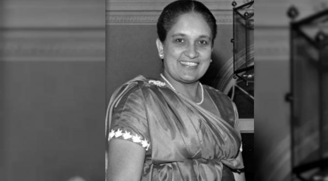 PM wanita Sri Lanka bernama Sirimavo Bandaranaike. (Kids Britannica)