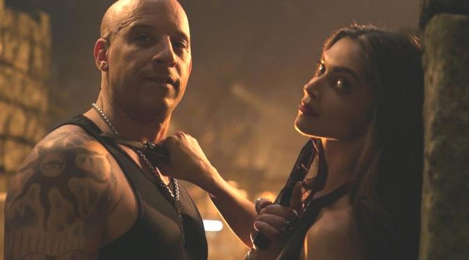 Vin Diesel dan Deepika Padukone di film XXX: The Return of Xander Cage. foto: screen rant