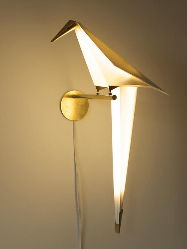 Lampu origami burung buatan Umut Yamac. (Via: boredpanda.com)