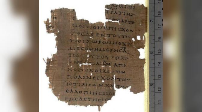 Fragmen Book VII dari Papyrus Oxyrhynchus 2099 karya Herodotus (Sackler Library Oxford)
