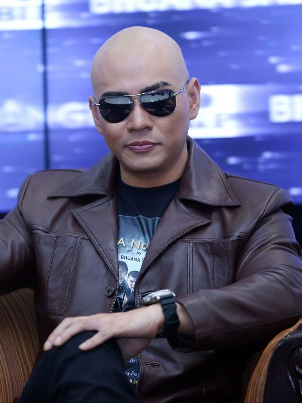 Deddy Corbuzier di Preskon Novel Triangle (Nurwahyunan/bintang.com)