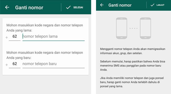 Cara Ganti Nomor WhatsApp (Liputan6.com/Mochamad Wahyu Hidayat)