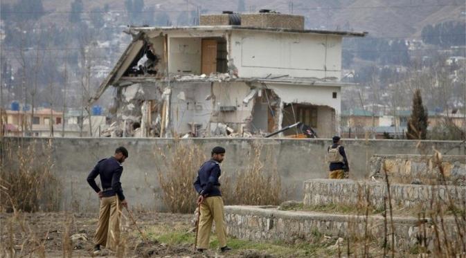 Rumah persembunyian Osama bin Laden di Abbotabbad (Reuters)
