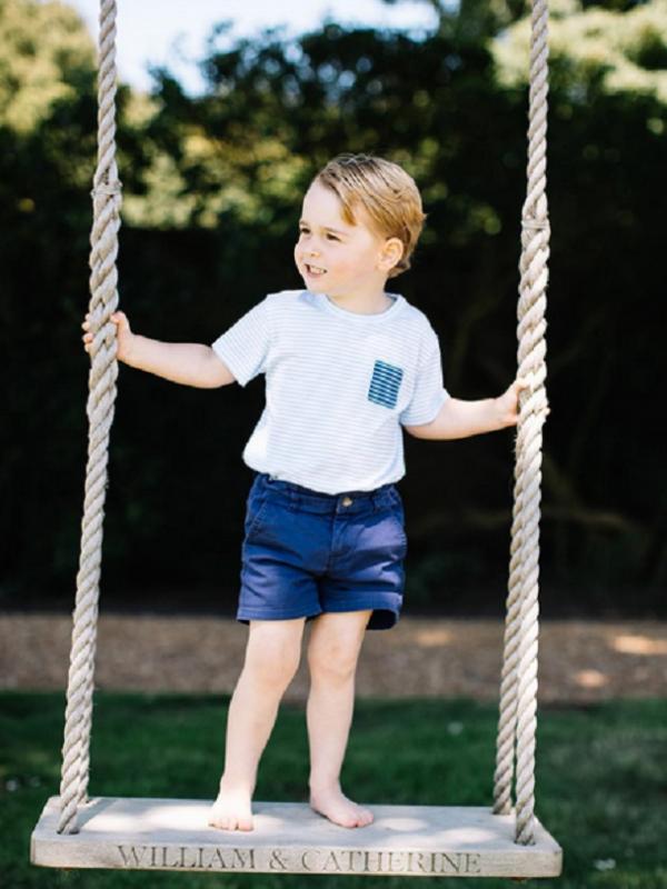 Foto-foto yang diunggah Kerajaan sebagai penanda ulang tahun ke-3 Pangeran George. (via. Instagram/Kesingtonroyal)
