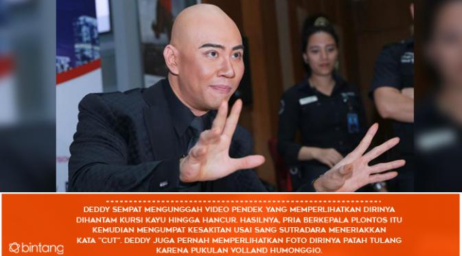 Deddy Corbuzier. (Foto: Galih W. Satria, Desain: Muhammad Iqbal Nurfajri/Bintang.com)