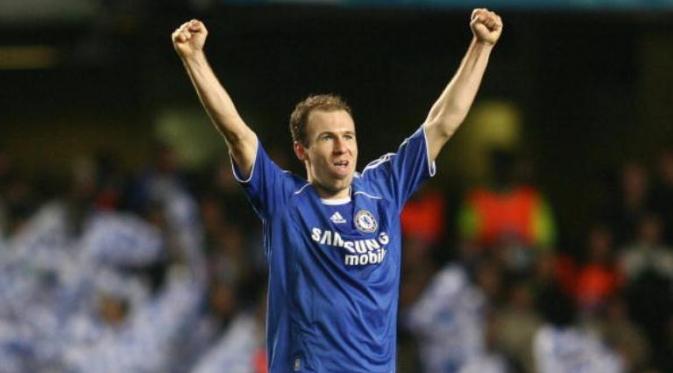 Mantan gelandang Chelsea, Arjen Robben. (AFP/Chris Young)