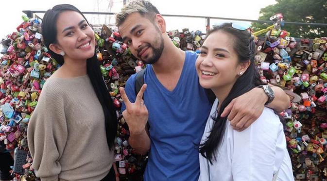 Kartika Putri bersama Raffi Ahmad dan Nagita Slavina (Instagram)