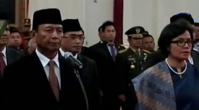 Presiden Jokowi telah melantik 12 menteri baru
