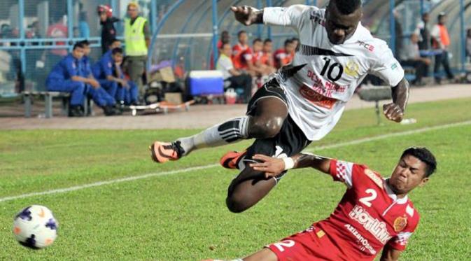 Effa Owona, striker yang bakal menjalani tes di Persib terakhir tercatat berkiprah di Liga Malaysia bersama Negeri Sembilan. (The Star)