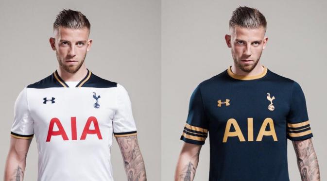 Seragam anyar Tottenham Hotspur untuk musim 2016-17. (Tottenham Hotspur).