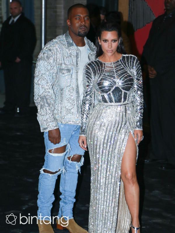 Berlian yang hilang adalah bagian dari kenangan indah Kim Kardashian dan Kanye West. (AFP/Bintang.com)