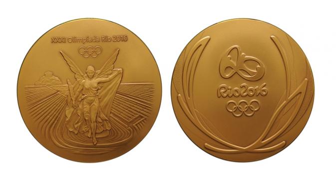 Medali emas tahun ini mengkombinasikan 494 gram perak dan 6 gram emas (www.mining.com)