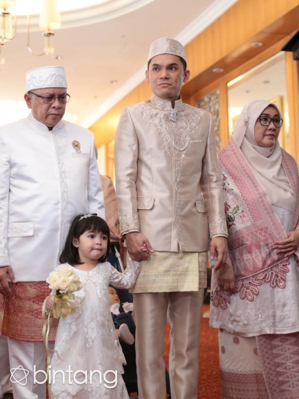 Ben Kasyafani dan Sienna Ameerah Kasyafani. (Adrian Putra/Bintang.com)