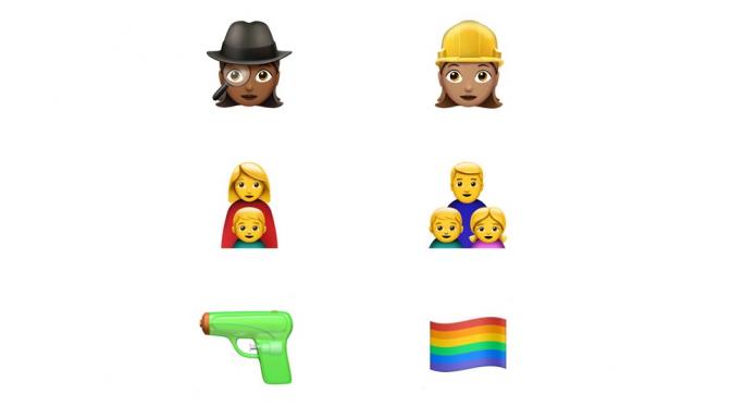Apple ubah emoji senapan menjadi pistol air (Sumber: Phone Arena)