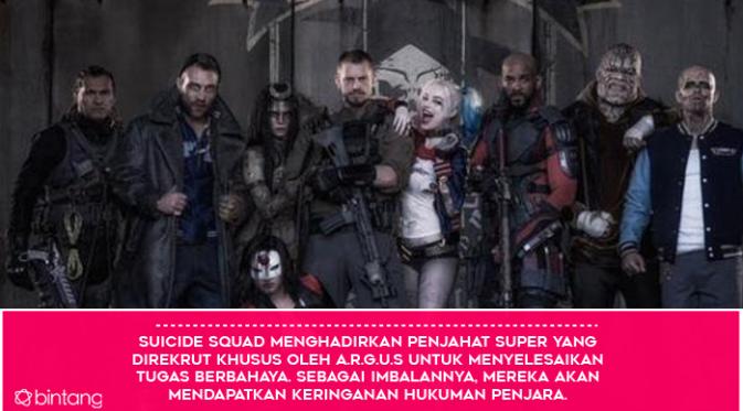 Suicide Squad. (Foto: Twitter, Desain: Muhammad Iqbal Nurfajri/Bintang.com)