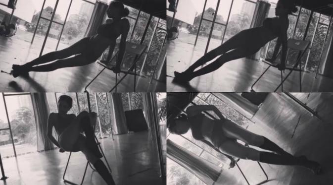 Nikita Mirzani menari seksi [foto: instagram]