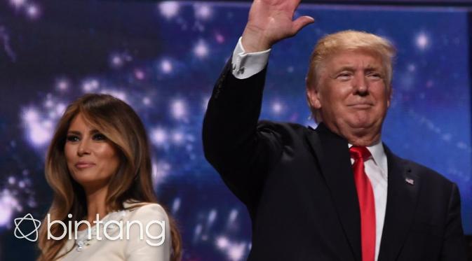 Donald Trump dan Melania Trump (AFP/Bintang.com)