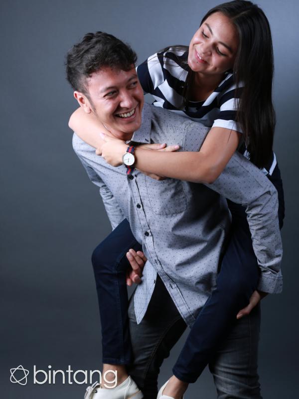 Amanda Rawles dan Dimas Anggara Film Promise (Fotografer: Deki Prayoga/Bintang.com)