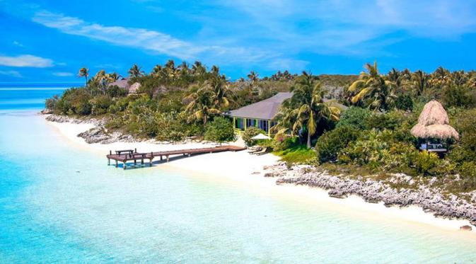 Pulau Musha Cay, Bahama. (Pinterest)