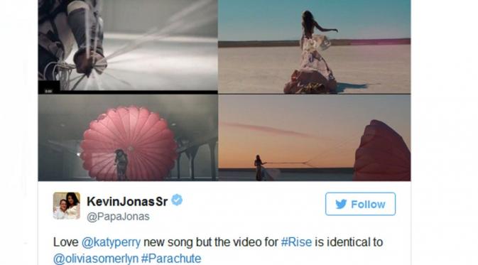 Dianggap plagiat, videoklip Rise yang jadi lagu tema Olimpiade 2016 milik Katy Perry dapat kritikan pedas.