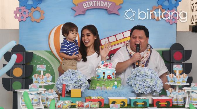 Jessica Iskandar rayakan ultah  anak di panti asuhan. (Galih W. Satria/Bintang.com)