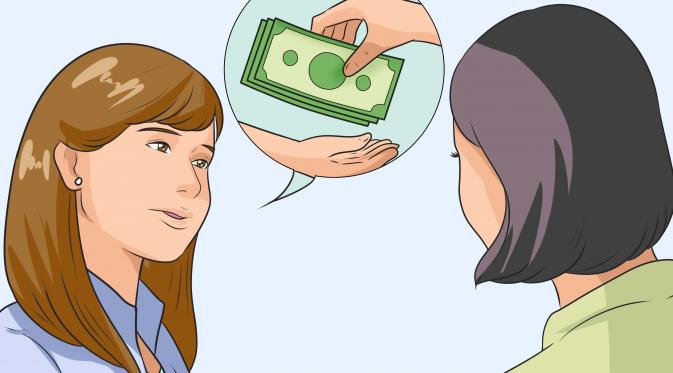 Bingung harus mengatakan apa ketika ingin meminjam uang? | via: wikihow.com