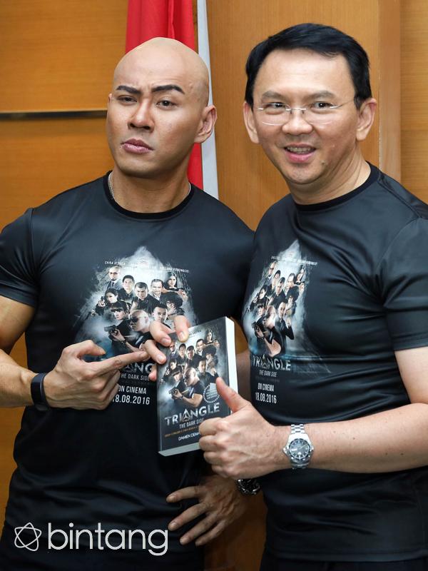 Deddy Corbuzier datangi tempat kerja Ahok di Balaikota, Jakarta. (Deki Prayoga/bintang.com)