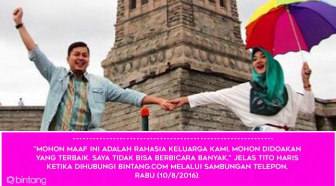 Dian Pelangi, Perjalanan Cinta Hingga Gugat Cerai Suami. (Foto: Instagram @tito.haris, Desain: Muhammad Iqbal Nurfajri/Bintang.com)