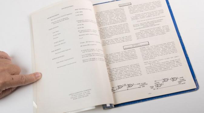 Petunjuk manual komputer pertama Apple (Sumber: Business Insider) 