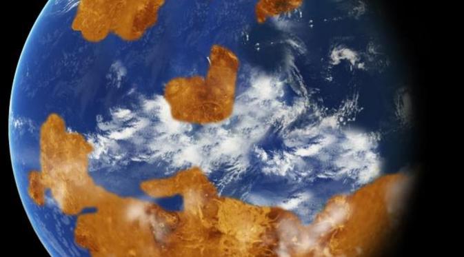 Pola tanah-lautan yang digunakan untuk mempelajari iklim Venus (News.com.au)