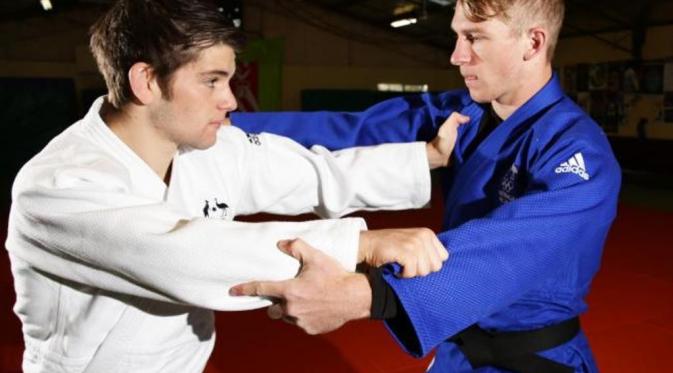 Atlet judo Nathan dan Josh Katz