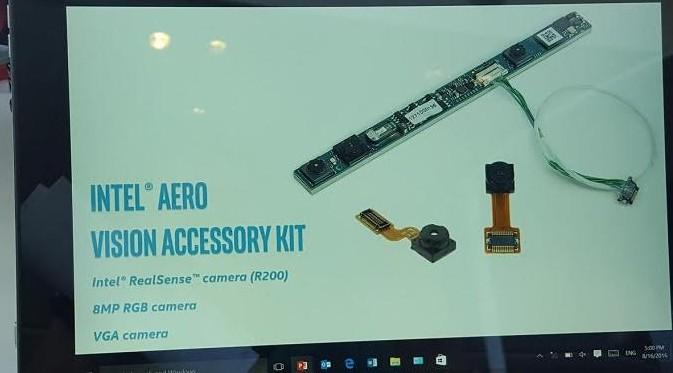 Intel Aero Vision Accessory Kit (Liputan6.com/Dewi Widya Ningrum)