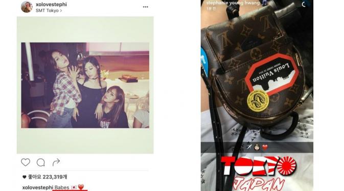 Unggahan Tiffany SNSD di Instagram dan Snapchat [foto: allkpop]