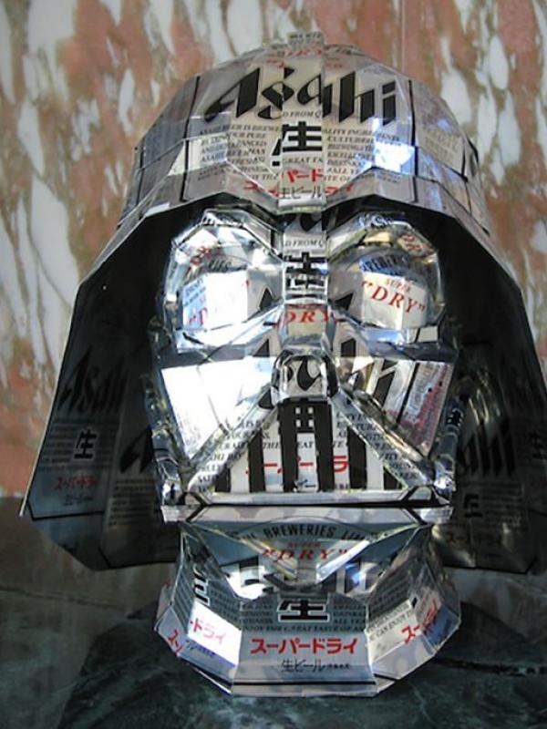 Darth Vader dari kaleng. (Via: sydneyrubbishservices.com.au)