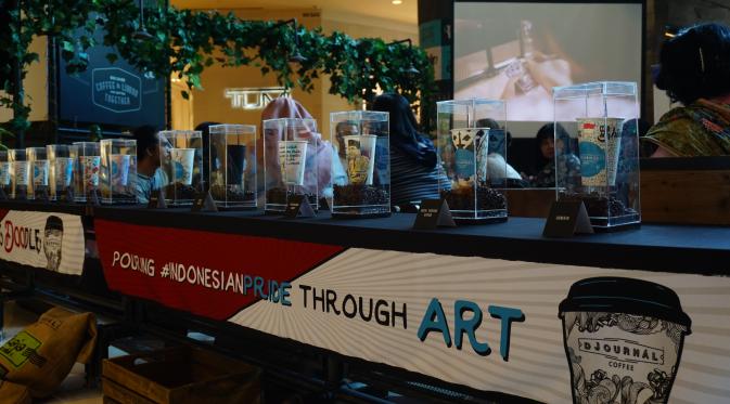 Djournal Coffee merayakan hari kemerdekaan Indonesia ke 71 dengan kompetisi 'doodling'.