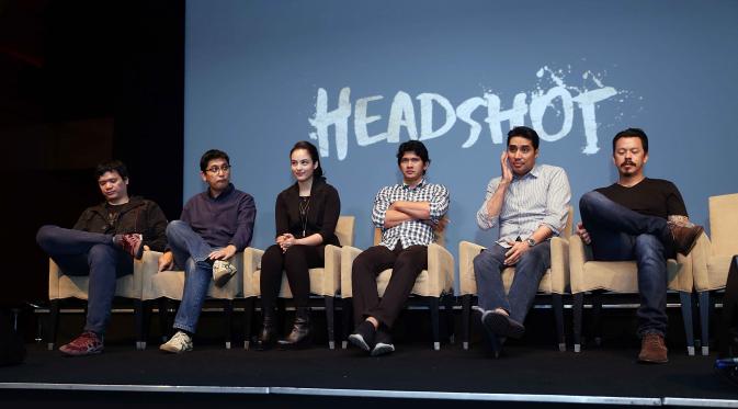 Preskon film Headshot (Nurwahyunan/bintang.com)