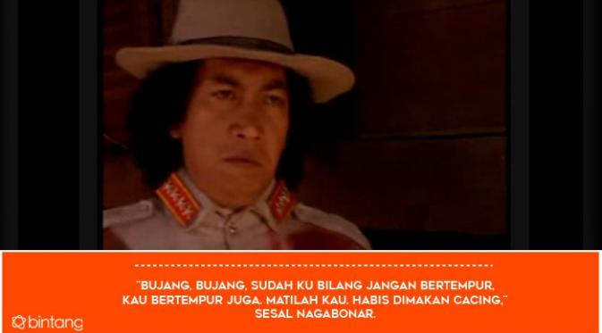 Kutipan legendaris dari film Naga Bonar (Foto: Youtube, Desain: Muhammad Iqbal Nurfajri/Bintang.com)