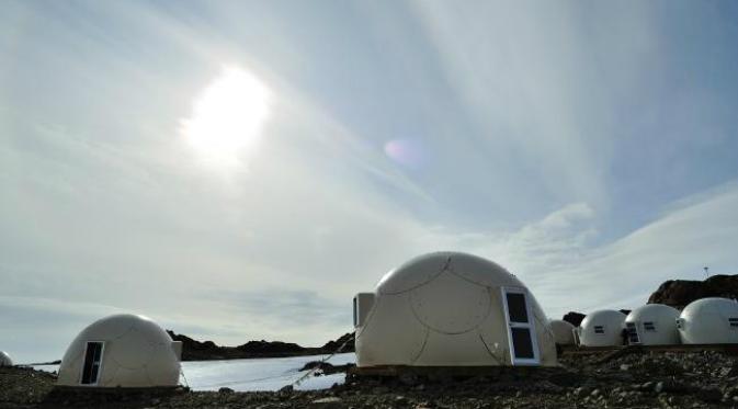 Hotel The White Desert di Antartika (White Desert/Warren Rasmussen)