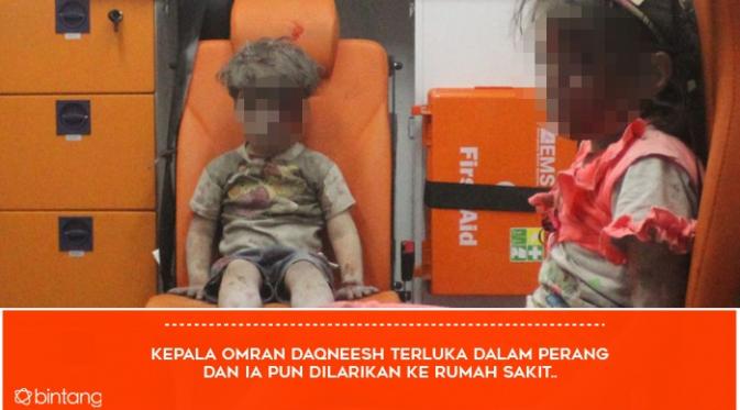 5 Fakta Omran Daqneesh, Bocah 5 Tahun yang Jadi Korban Perang. (Digital Imaging: Muhammad Iqbal Nurfajri)