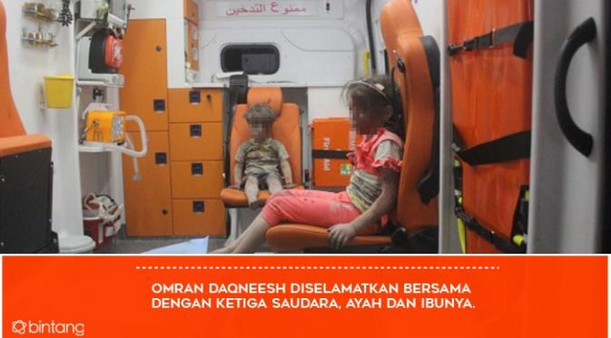 5 Fakta Omran Daqneesh, Bocah 5 Tahun yang Jadi Korban Perang. (Digital Imaging: Muhammad Iqbal Nurfajri)