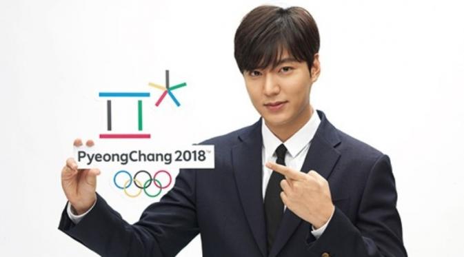 Lee Min Ho sebagai duta Olimpiade Musim Dingin 2018 di Korea. foto: soompi