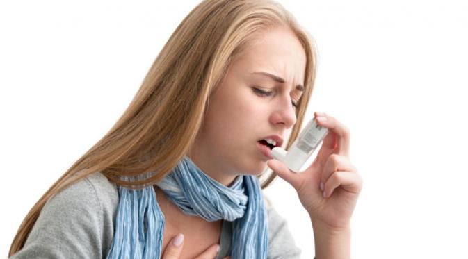 Ilustrasi penderita asma. (via: loop.co.id)