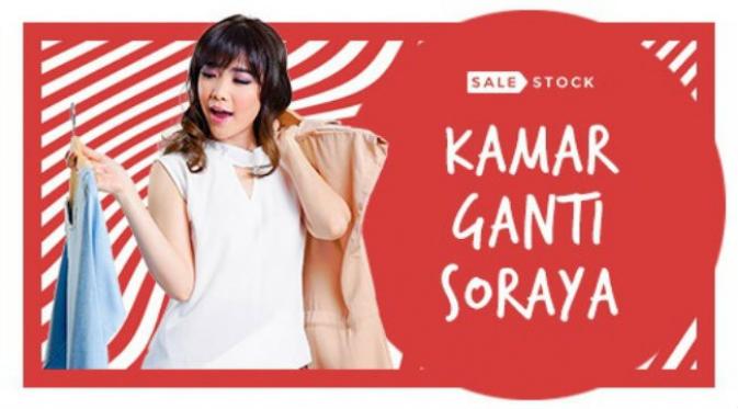 Kamar ganti Soraya, kamar ganti virtual pertama di Indonesia persembahan dari Sale Stock untuk menjangkau pelanggan di seluruh negeri.